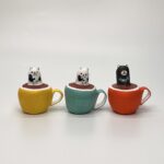 玩具ロードワークス　ティーカップ／くま - 白くま(水色)