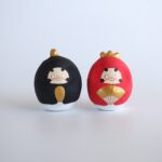 山口さくら　おひなさま／黒赤