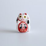 鈴幸人形店　猫ダルマ／前