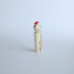 笹野一刀彫　尾長鳥／４号