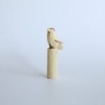 笹野一刀彫　エンジュタカ（白木地）／４号