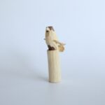 笹野一刀彫　エンジュタカ（白木地）／５号