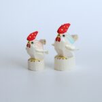 笹野一刀彫　ニワトリ／Ｂ中