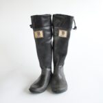 【在庫限り】バードウォッチング長靴／ブラック - ３L