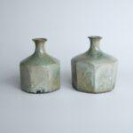 深貝工房　登り窯／面取り花器 - B