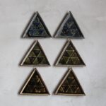 深貝工房　登り窯／三角皿 - B