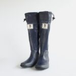 【在庫限り】バードウォッチング長靴／ネイビー - SS