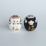 山口さくら　チベタンタイガーラグだるま - 白