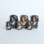 Miyukiyo工房　弱肉強食シリーズ② - 鮭食べ招き熊／茶(大)¥2,310