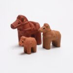 本部はにわ製作所　焼締埴輪／馬 - 小／¥660