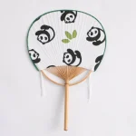 かまわぬ　豆団扇／パンダ