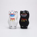 三代目だるま屋ましも　招き午 - 白