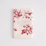 かまわぬ　手ぬぐい／クリスマスの宴 赤