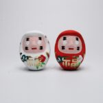 白河だるま　松竹梅だるま - 赤