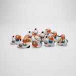 はぼたん　干支＆手足だるま - D:白馬乗りにんじん持ち手足だるま