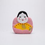 弓野人形　扇持ちお多福