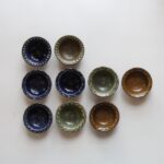 深貝工房　登り窯／３.５寸鉢フチ - G