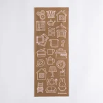 かまわぬ　手ぬぐい／ミッフィーと暮らしの道具 茶